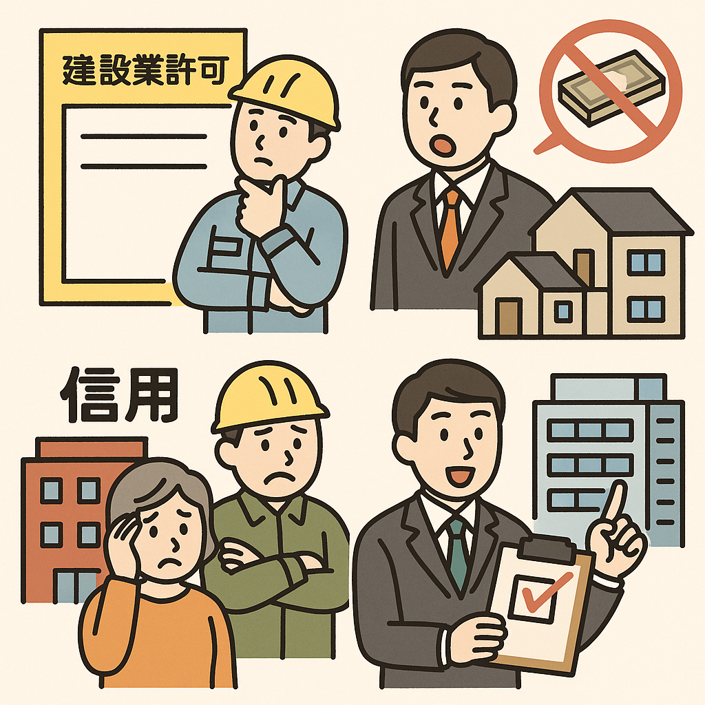 建設業許可、必要ですか？知らないと損する「無許可営業」のリスクと正しい申請手順を行政書士が解説！