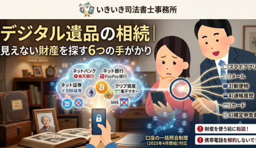 「デジタル遺品の相続｜見えない財産を探す6つの手がかり